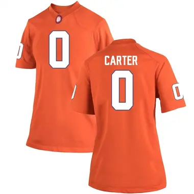 Orange Barrett Carter Women's Clemson Tigers Team Color College Jersey - Replica