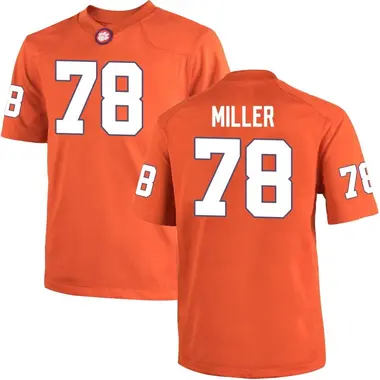 Orange Blake Miller Men's Clemson Tigers Team Color College Jersey - Game