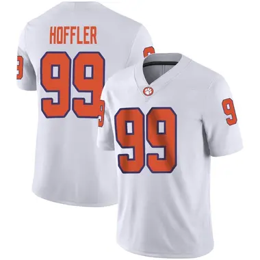 White A.J. Hoffler Men's Clemson Tigers Football Jersey - Game