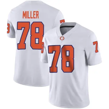 White Blake Miller Men's Clemson Tigers Football Jersey - Game